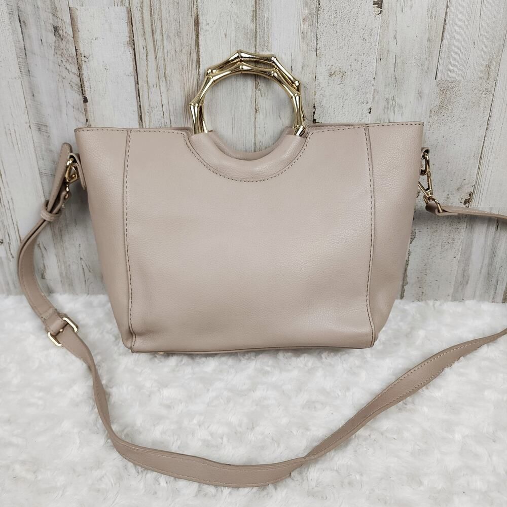 Miztique Vegan Leather Handbag Beige